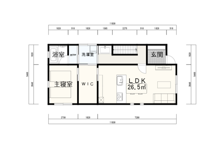 洗濯室の間取りについて