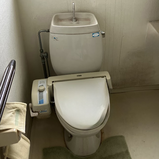 パワーハウスのホームページをみてトイレを変えたいなと思われたそうです。