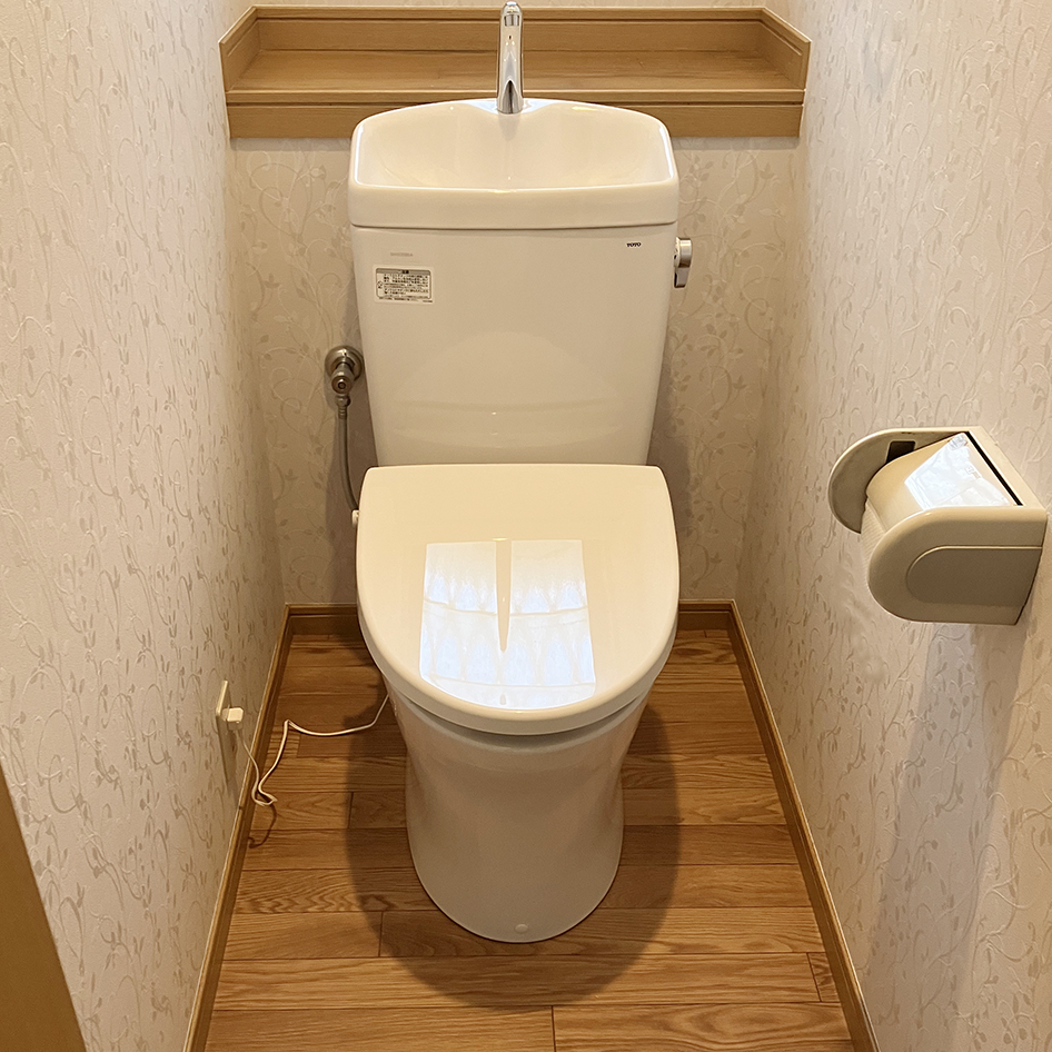 福岡県糟屋郡宇美町　H様邸　トイレ交換リフォーム工事